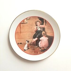 Vintage 1982 Norman Rockwell Music Master Plate